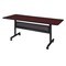 Kobe Rectangle FlipTop Table, 60" W, 29" H, Laminate Top, Mahogany MKFTM6030MH - alternate 1